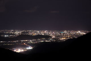 高山市民の森 中間展望台の夜景スポット写真（3）class=