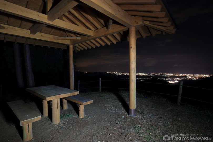 高山市民の森 中間展望台の夜景スポット写真（4）