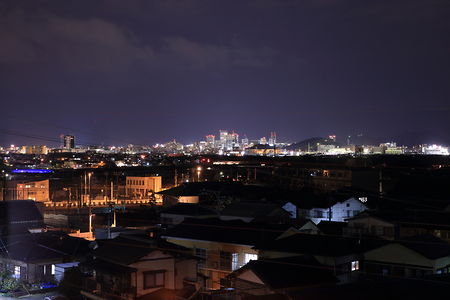 静岡駅方面の夜景