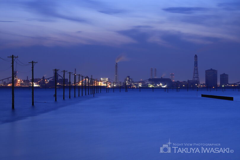 江川海岸の夜景スポット写真（5）