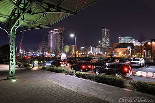 旧横浜港駅プラットフォームの夜景スポット写真（1）class=