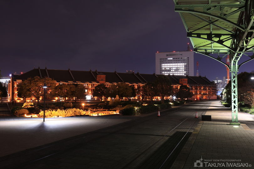旧横浜港駅プラットフォームの夜景スポット写真（2）