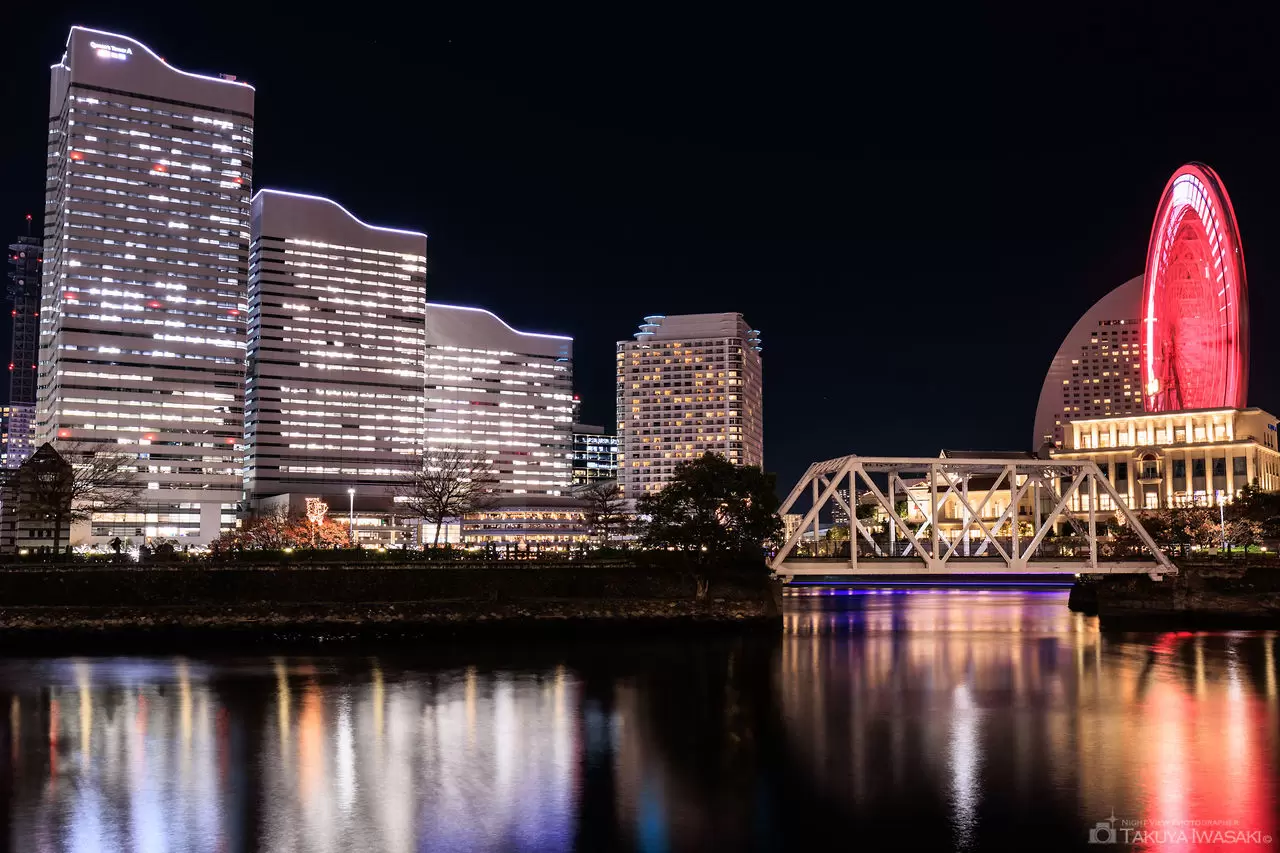 ノートルダム横浜みなとみらいの夜景（神奈川県横浜市中区）
