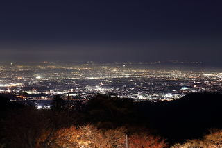 大山阿夫利神社の夜景スポット写真（1）class=