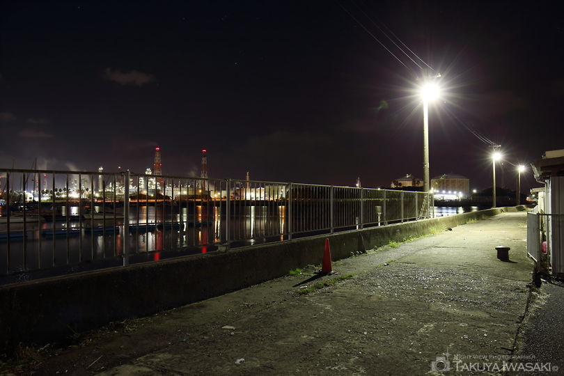 石津漁港の夜景スポット写真（4）