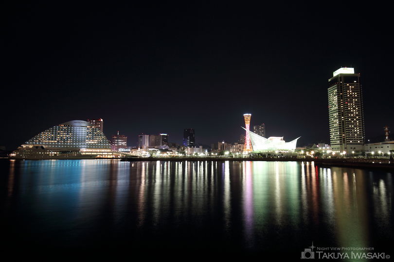新港第一突堤緑地の夜景スポット写真（1）