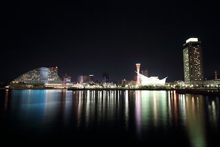 新港第一突堤緑地の夜景