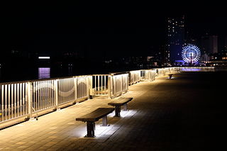新港第一突堤緑地の夜景スポット写真（5）class=