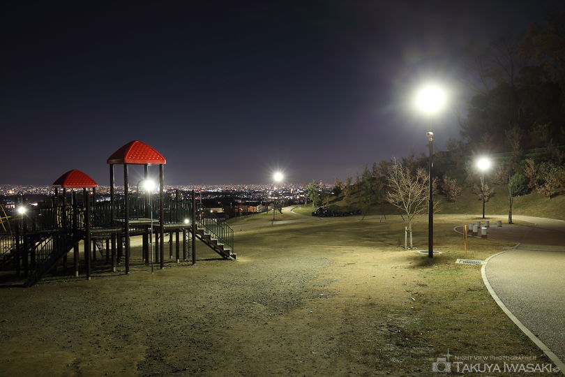 彩都なないろ公園の夜景スポット写真（4）