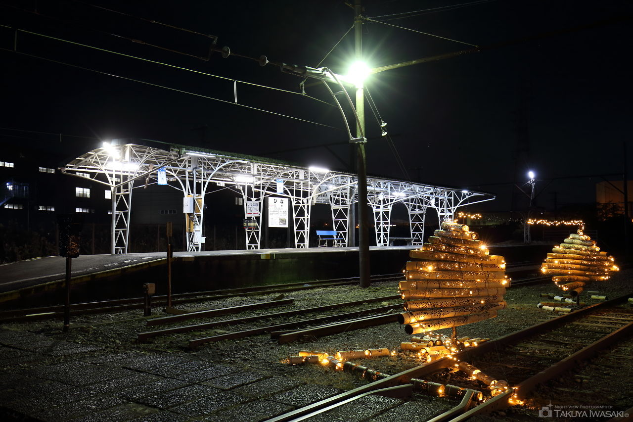 比奈駅の夜景スポット写真（3）