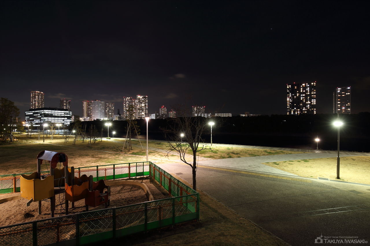 豊洲六丁目公園の夜景スポット写真（2）