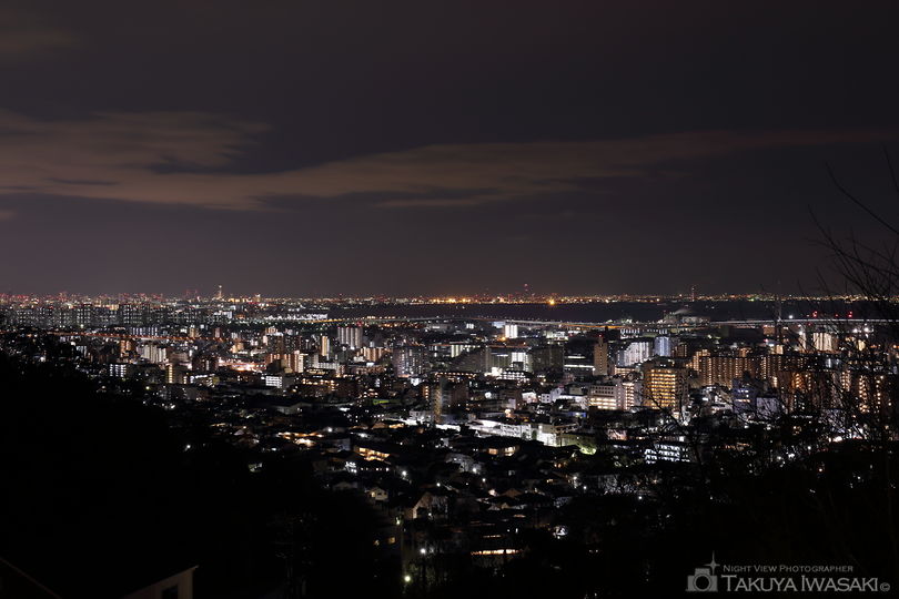 岡本北小公園の夜景スポット写真（1）