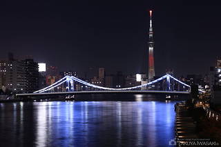 隅田川大橋 北側の夜景スポット写真（2）class=