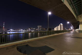 隅田川大橋 北側の夜景スポット写真（6）class=