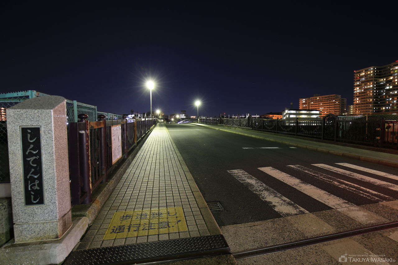 新田橋の夜景スポット写真（2）