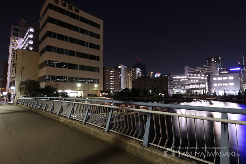 日の出橋の夜景スポット写真（3）
