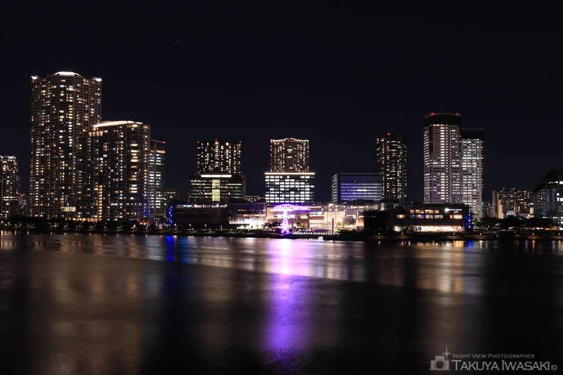 晴海大橋 東側の夜景スポット写真（2）