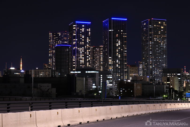 晴海大橋 東側の夜景スポット写真（4）