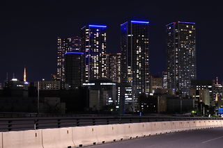 晴海大橋 東側の夜景スポット写真（4）class=