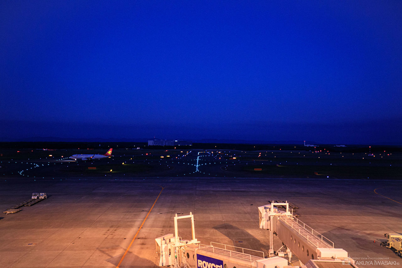 新千歳空港ターミナルビル 展望デッキの夜景スポット写真（3）