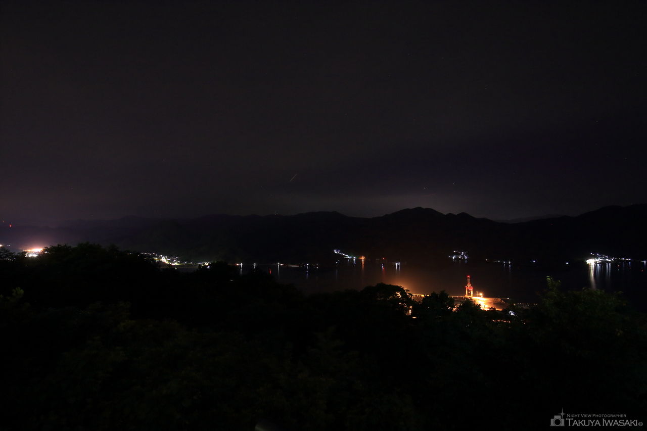 五老ヶ岳公園 頂上広場の夜景スポット写真（2）