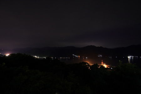 五老ヶ岳公園 頂上広場の夜景スポット写真（2）class=