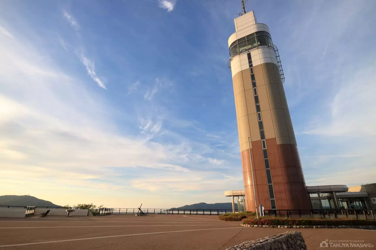 五老ヶ岳公園 頂上広場の夜景（京都府舞鶴市）
