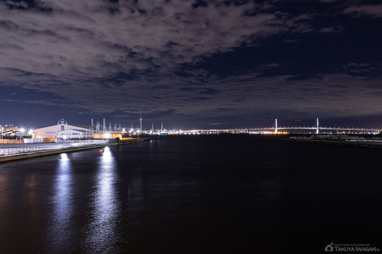 みなとみらい橋 東側の夜景スポット写真（3）