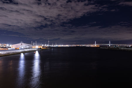 みなとみらい橋 東側の夜景スポット写真（3）class=