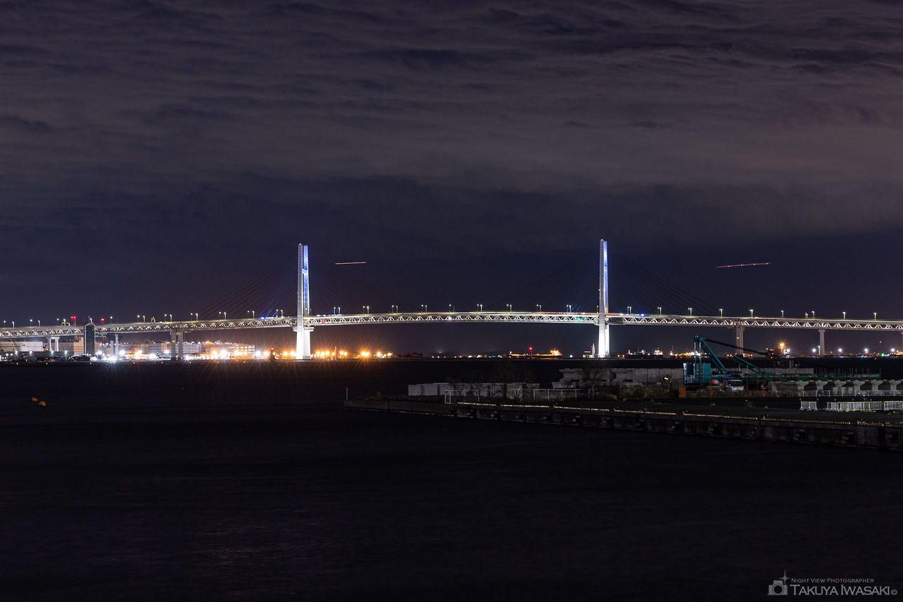 みなとみらい橋 東側の夜景スポット写真（4）