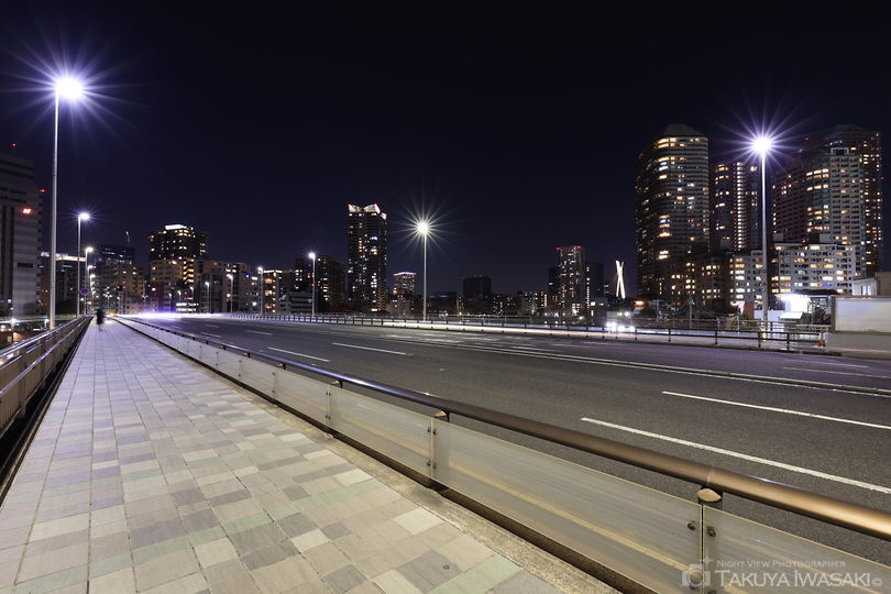 佃大橋・西側の夜景スポット写真（4）