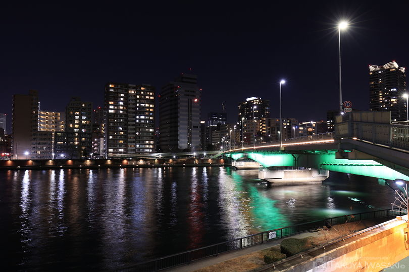 佃大橋・西側の夜景スポット写真（5）
