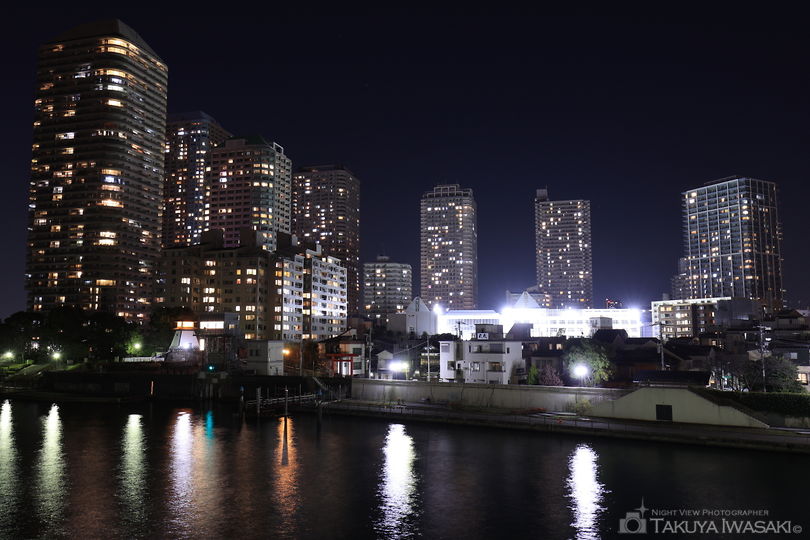 佃大橋・東側の夜景スポット写真（3）