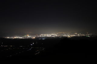 滝知山展望台フライトエリアの夜景スポット写真（1）class=
