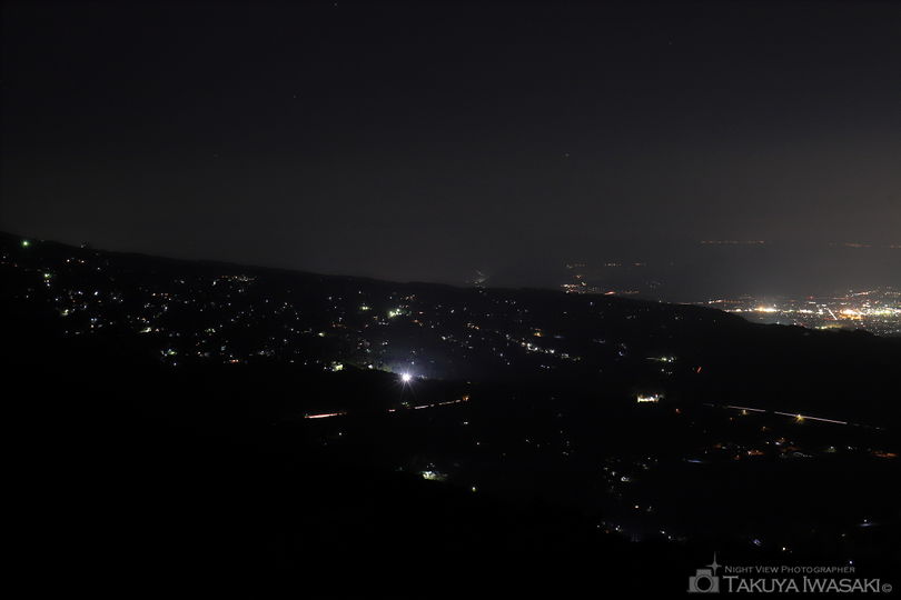 滝知山展望台フライトエリアの夜景スポット写真（3）