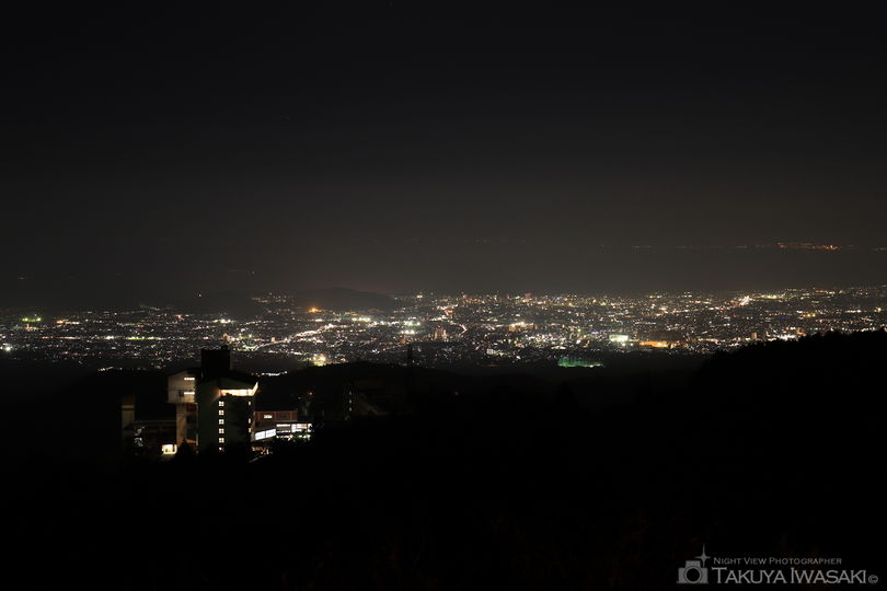 富士箱根ランドの夜景スポット写真（1）