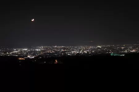 笹原配水池の夜景