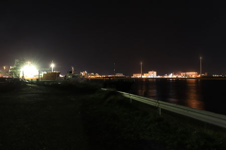アンモニア岸壁の夜景スポット写真（5）class=