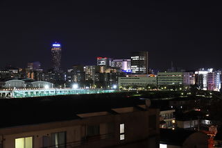 新横浜駅方面の夜景