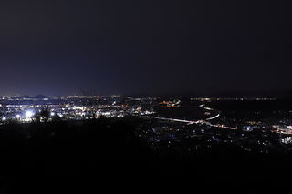 白鷺山公園の夜景スポット写真（1）class=