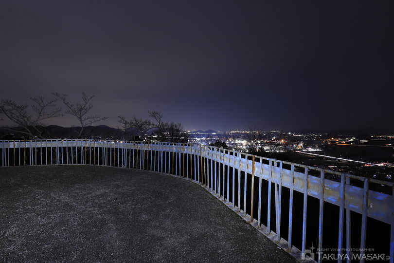 白鷺山公園の夜景スポット写真（3）