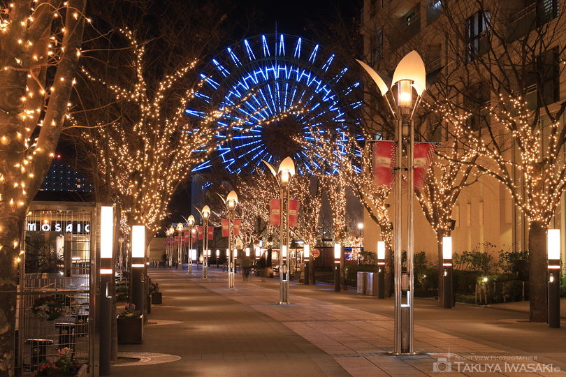 神戸ガス燈通りの夜景スポット写真（1）