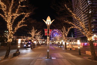 神戸ガス燈通りのイルミネーション