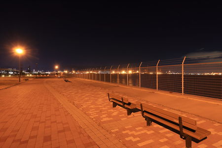 空港島東緑地の夜景スポット写真（3）class=