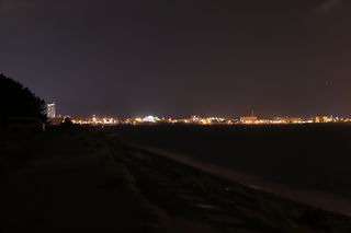 三保真崎海岸の夜景スポット写真（2）class=