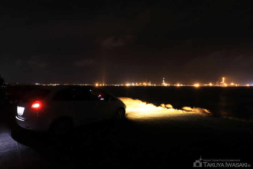 三保真崎海岸の夜景スポット写真（3）
