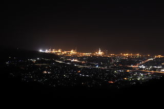 山原・清水港側の夜景スポット写真（1）class=