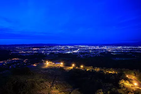 ニコラス展望タワー（旭川サンタプレゼントパーク）の夜景
