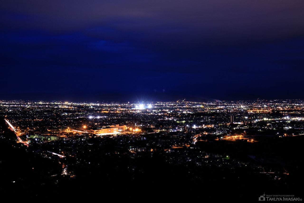 嵐山展望台の夜景スポット写真（3）