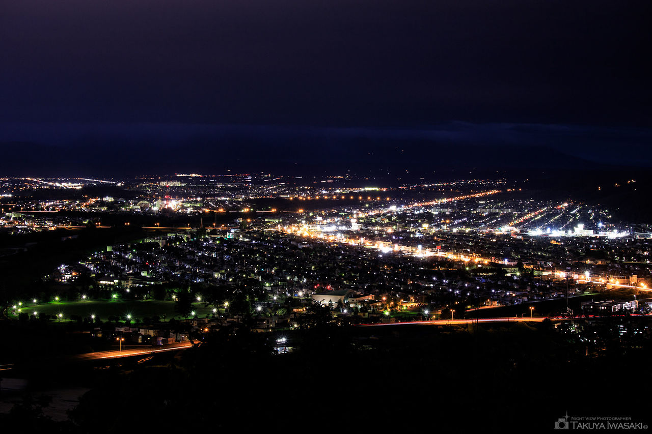 嵐山展望台の夜景スポット写真（4）